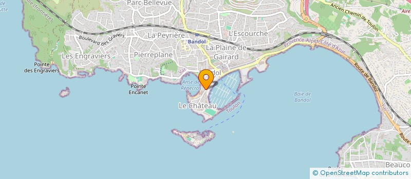 localisation de l'entreprise SC BANDOL LOUIS LUMIERE à BANDOL