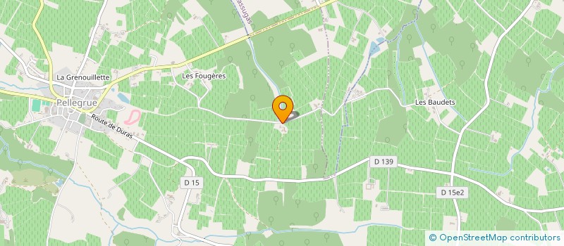 localisation de l'entreprise SC BARENE PLANE  PELLEGRUE