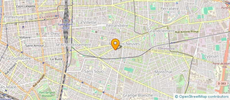 localisation de l'entreprise SC BARJ  LYON