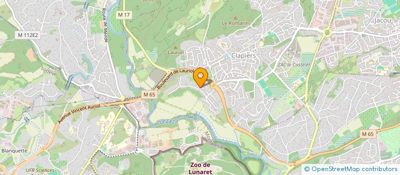 localisation de l'entreprise SC BARRET  CLAPIERS