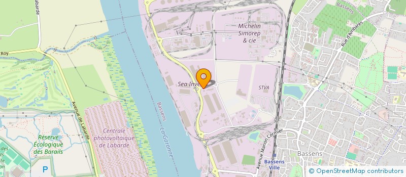 localisation de l'entreprise SC BASSENS DOCKS  BASSENS