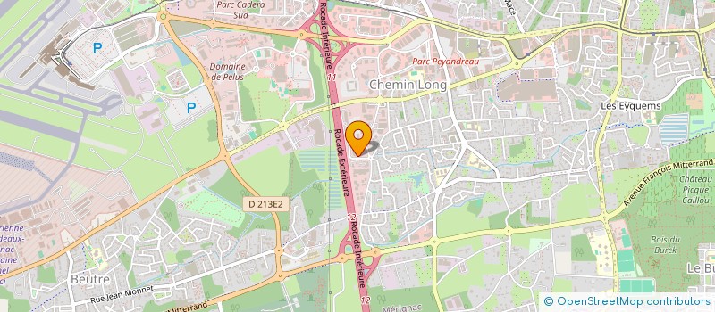 localisation de l'entreprise SC BAUDELAIRE  MERIGNAC