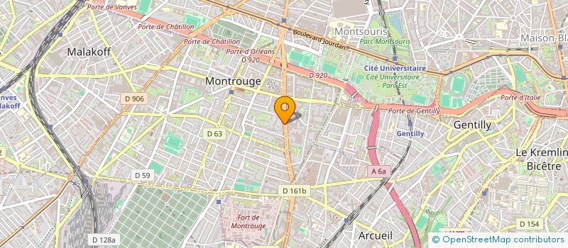 localisation de l'entreprise SC BAVARIA  MONTROUGE