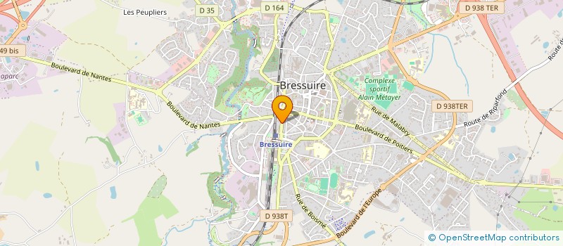 localisation de l'entreprise SC BAZANTAY  BRESSUIRE