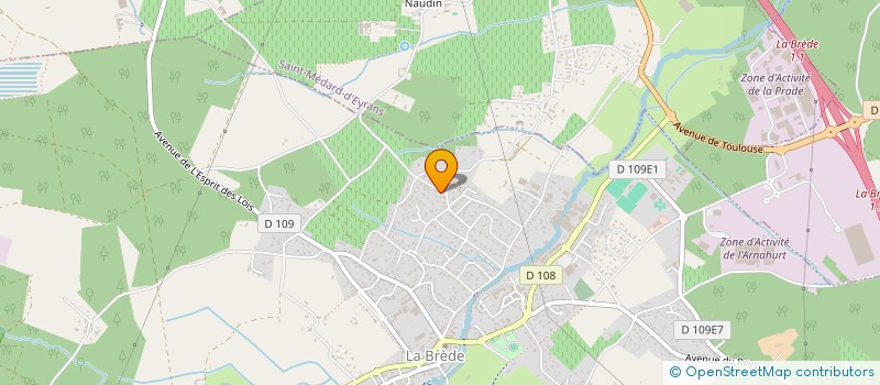 localisation de l'entreprise SC BBPM GOUREAU  LA BREDE