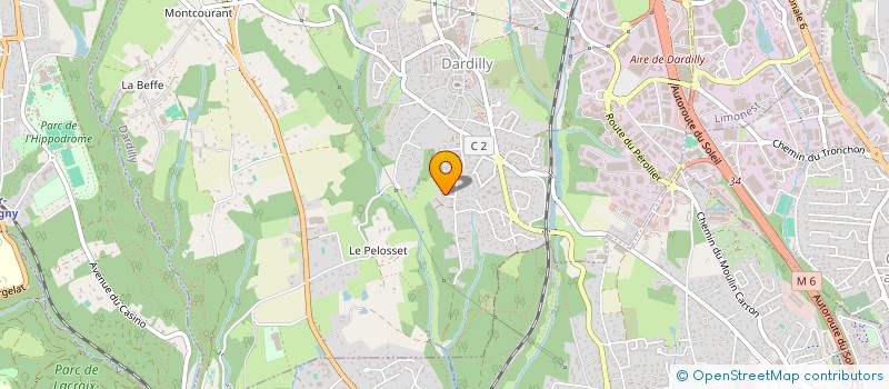 localisation de l'entreprise SC BD  DARDILLY