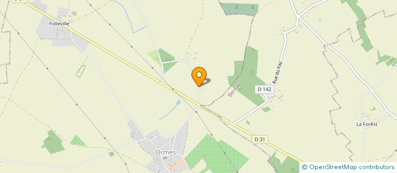 localisation de l'entreprise SC BEAUDOIN GREGOIRE INVESTISSEMENTS  ORMES