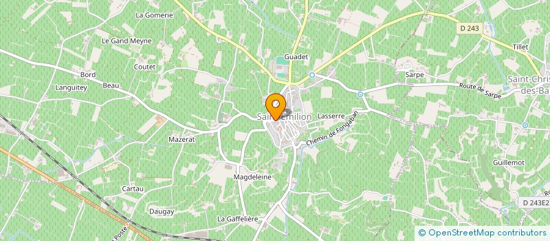 localisation de l'entreprise SC BEAUSEJOUR EXPLOITATION à SAINT-EMILION