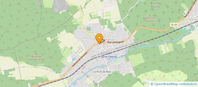 localisation de l'entreprise SC BEAUTE à SAINT-CHERON
