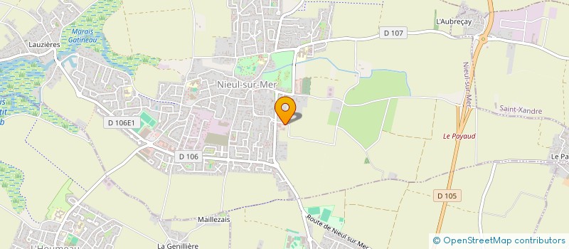 localisation de l'entreprise SC BEILLEVERT-AUBINEAU- DUBREUIL  NIEUL-SUR-MER