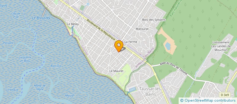 localisation de l'entreprise SC BEL AIR  ANDERNOS-LES-BAINS