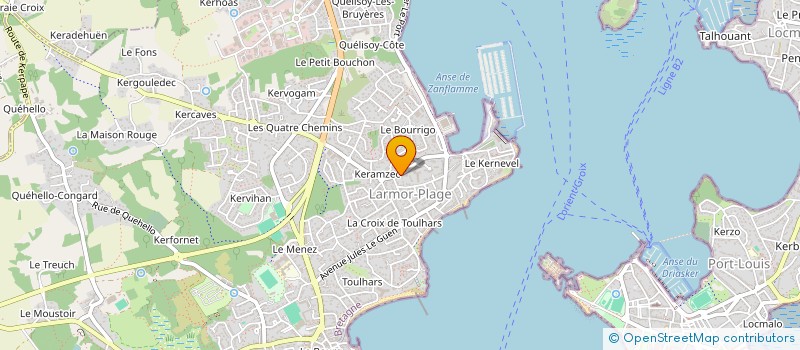 localisation de l'entreprise SC BELINE  LARMOR-PLAGE