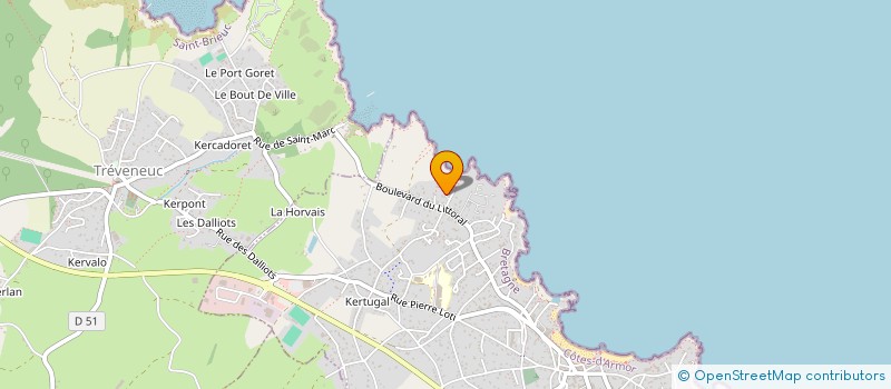 localisation de l'entreprise SC BELLENGER  SAINT-QUAY-PORTRIEUX