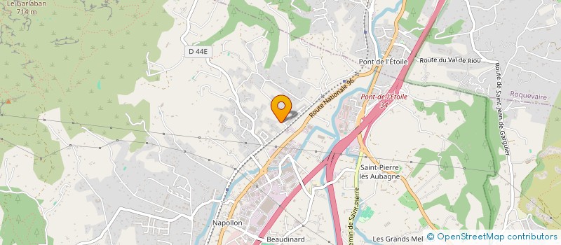 localisation de l'entreprise SC BELPAT  AUBAGNE