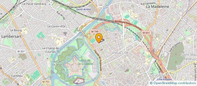 localisation de l'entreprise SC BENVIGNAT  LILLE