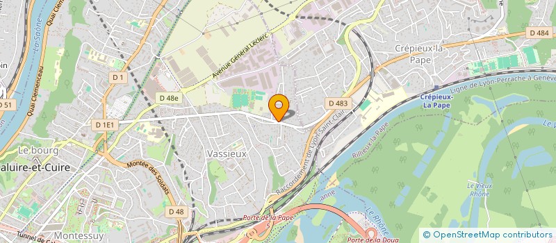 localisation de l'entreprise SC BERCEL  CALUIRE-ET-CUIRE