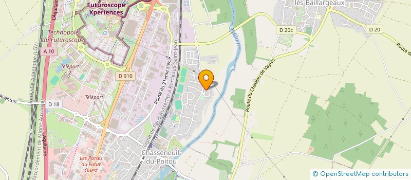 localisation de l'entreprise SC BERNIER  CHASSENEUIL-DU-POITOU