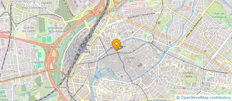 localisation de l'entreprise SC BEY à STRASBOURG