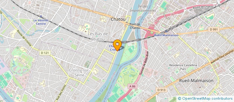 localisation de l'entreprise SC BIL  CHATOU