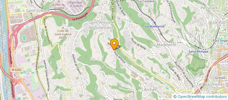 localisation de l'entreprise SC BILLIEMOE  NICE