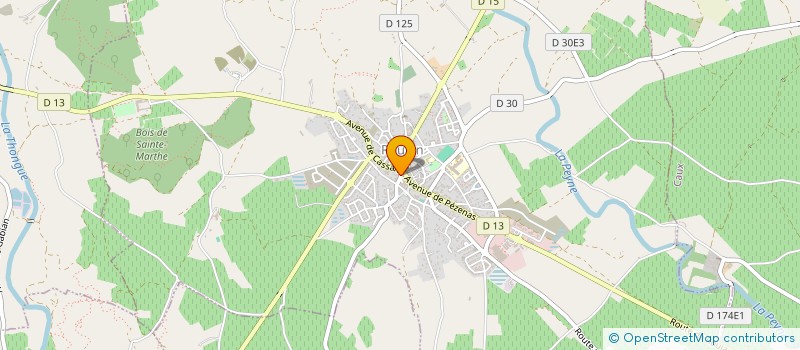 localisation de l'entreprise SC BL  MAGALAS