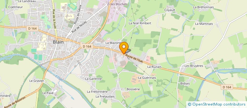 localisation de l'entreprise SC BLAIN à BLAIN