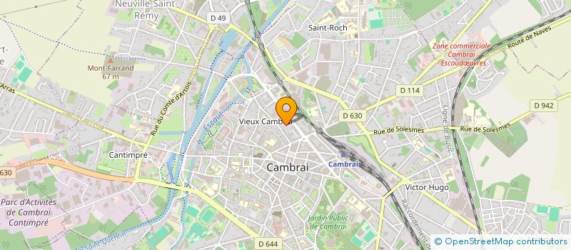 localisation de l'entreprise SC BLOTAF à CAMBRAI