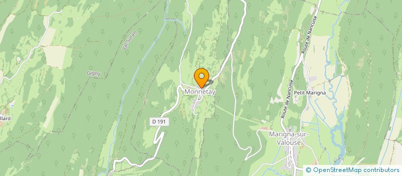 localisation de l'entreprise SC BM PROPERTIES  MONNETAY