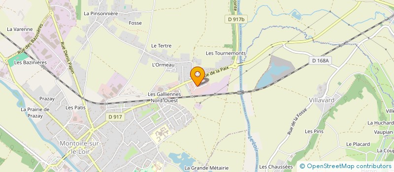 localisation de l'entreprise SC BNE  MONTOIRE-SUR-LE-LOIR