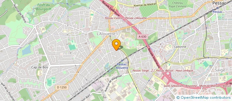 localisation de l'entreprise SC BOND  PESSAC