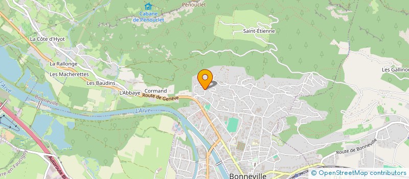 localisation de l'entreprise SC BONNE NOUVELLE  BONNEVILLE