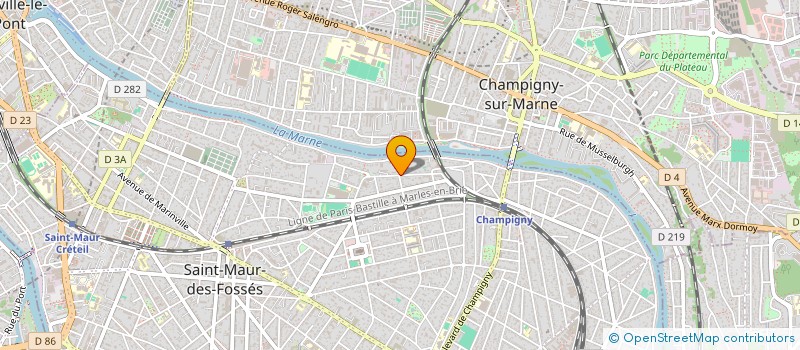 localisation de l'entreprise SC BONY à SAINT-MAUR-DES-FOSSES