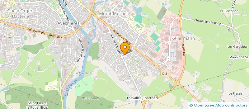 localisation de l'entreprise SC BORDEAUX INVESTISSEMENTS à LAVAL