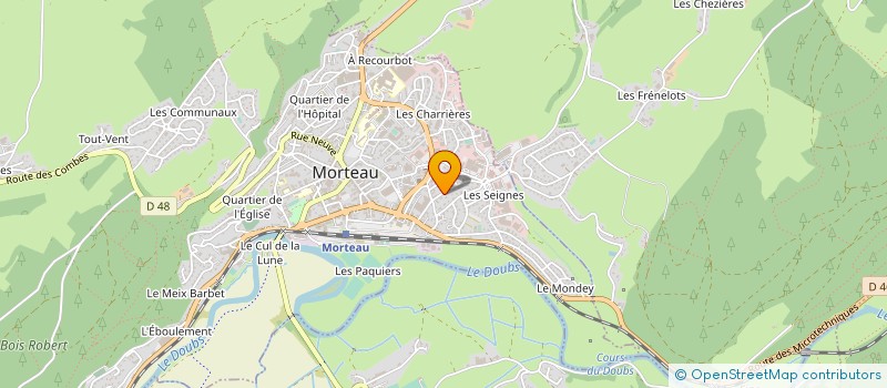 localisation de l'entreprise SC BOUISSIERE  MORTEAU