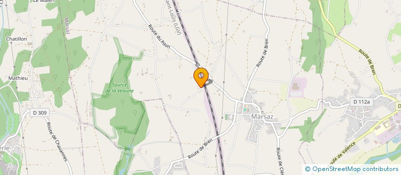 localisation de l'entreprise SC BOULOT & CO  MARSAZ