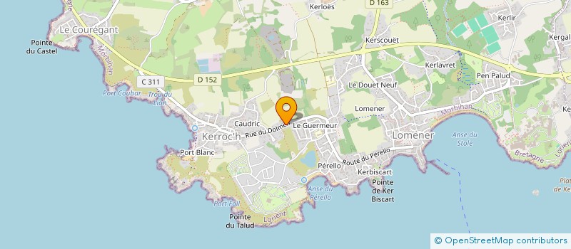 localisation de l'entreprise SC BOURGOIN-MENAESSE à PLOEMEUR