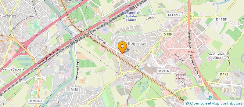 localisation de l'entreprise SC BREGA à LATTES