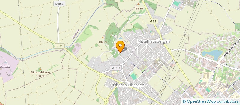 localisation de l'entreprise SC BRETZ PATRIMOINE  OBERHAUSBERGEN