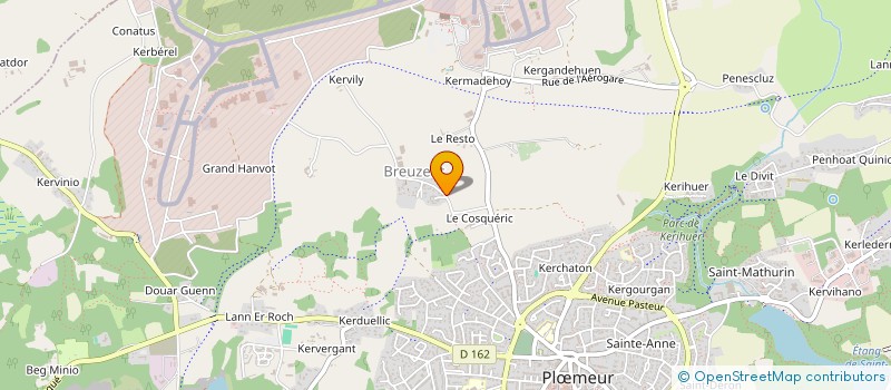 localisation de l'entreprise SC BREUZENT LRK à PLOEMEUR