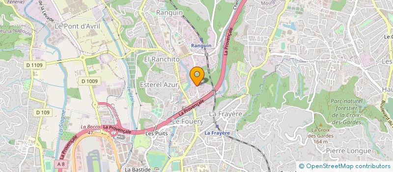 localisation de l'entreprise SC BRIGITTE à LE CANNET