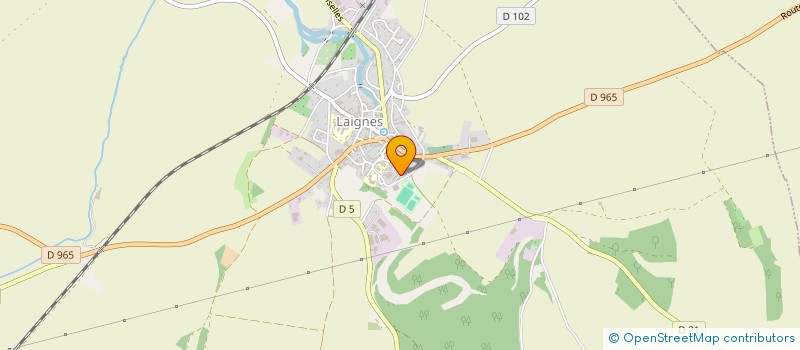 localisation de l'entreprise SC BRO' INVEST  LAIGNES