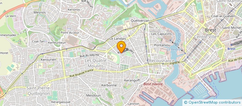 localisation de l'entreprise SC BROTHIER à BREST