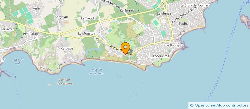 localisation de l'entreprise SC BSCA  LARMOR-PLAGE