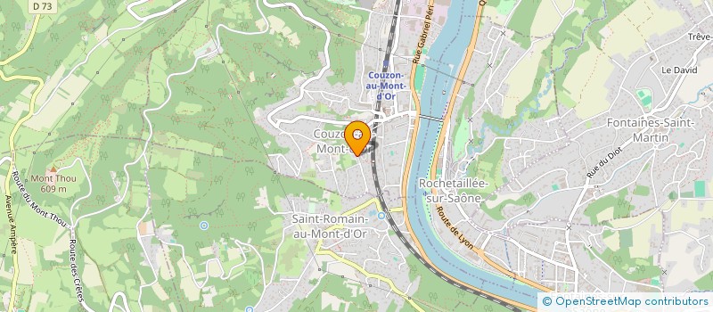 localisation de l'entreprise SC BULLIER  COUZON-AU-MONT-D'OR