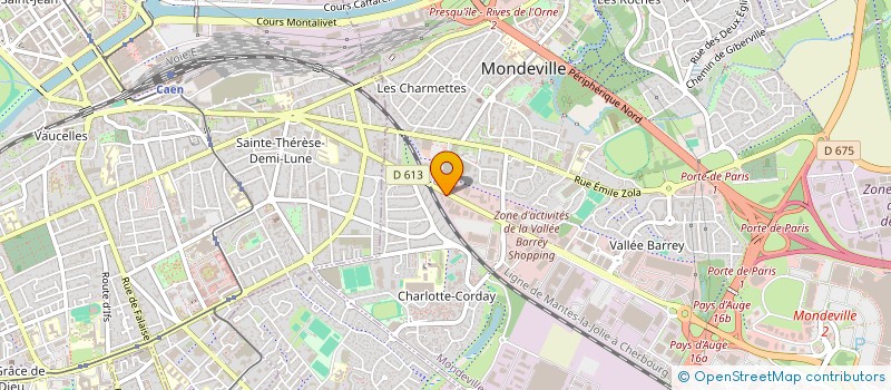 localisation de l'entreprise SC BUQUET à MONDEVILLE
