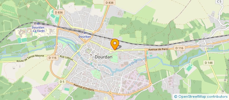 localisation de l'entreprise SC C ET A COUREAU  DOURDAN