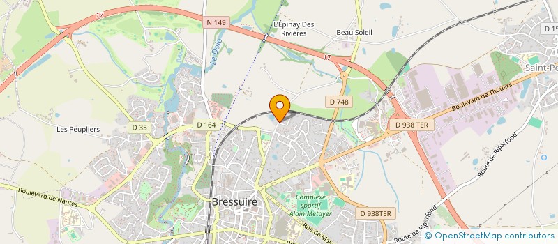 localisation de l'entreprise SC CABANE  BRESSUIRE