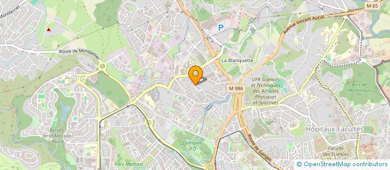 localisation de l'entreprise SC CAGNES à MONTPELLIER