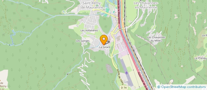 localisation de l'entreprise SC CALEXIA  SAINT-REMY-DE-MAURIENNE