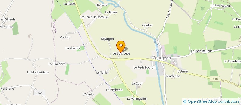 localisation de l'entreprise SC CALINALAU à COURGEON